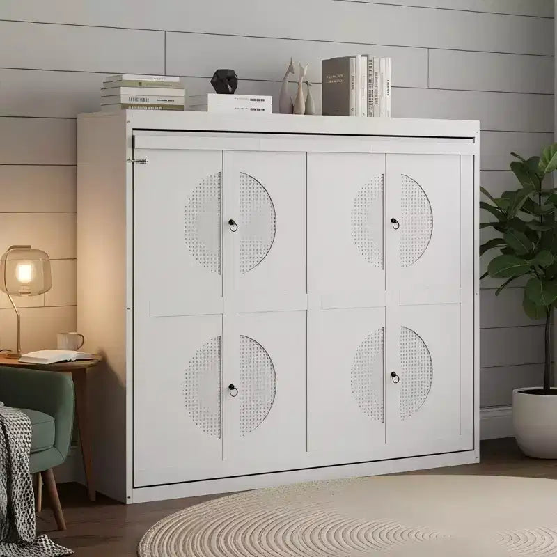 Lit escamotable avec prise intégrée et ports USB