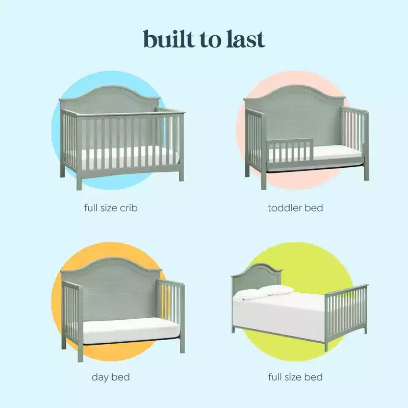 Lit de bébé convertible 4-en-1 Nolan