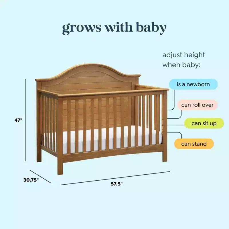 Lit de bébé convertible 4-en-1 Nolan