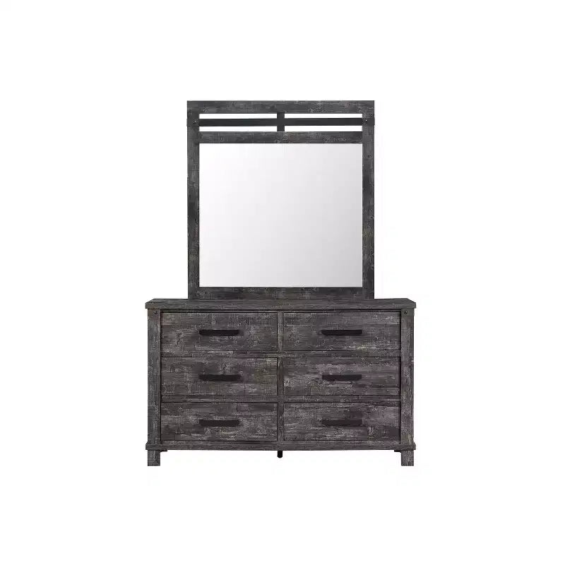 Miroir blanc aux lignes épurées et modernes, l'accent élégant d'une chambre pour un look frais et lumineux